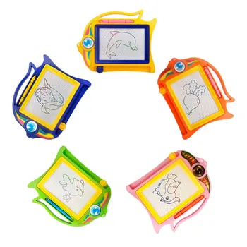 1 комплект Магнитной доски для рисования, ручка для рисования, детский трафарет для рисования, набор обучающих игрушек