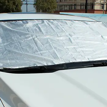 Ветрозащитное покрытие лобового стекла от мороза, льда и снега, покрытие лобового стекла, снежно-ледяное покрытие, 78,7 X 27,5 дюймов, покрытие лобового стекла Подходит для большинства автомобилей