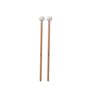 2 барабанные палочки, белые войлочные барабанные палочки, ударные молотки для литавр, аксессуары для малого барабана.