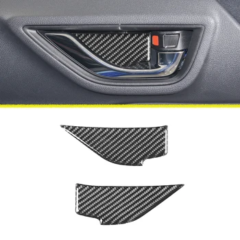 для Subaru Forester 2022 Внутренняя отделка дверной чаши, переводные картинки, наклейки, молдинги для интерьера автомобиля, аксессуары из углеродного волокна