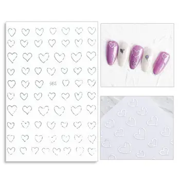 Износостойкая наклейка для ногтей Love Heart, наклейка для нейл-арта, водонепроницаемая обложка для телефона 
